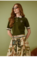 Blusa Polo Tricot Forest