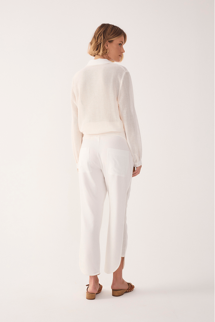 Calça Linho Com Tela