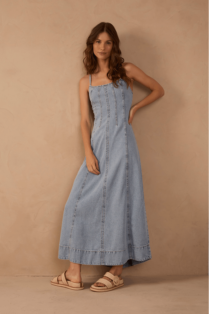 Vestido Jeans Recortes