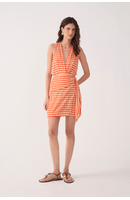 Vestido Estampa Escama Vermelha