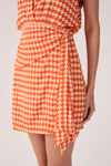 Vestido Estampa Escama Vermelha
