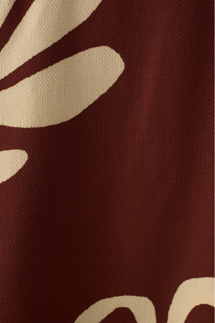 Blusa Ombro Só Estampa Marés