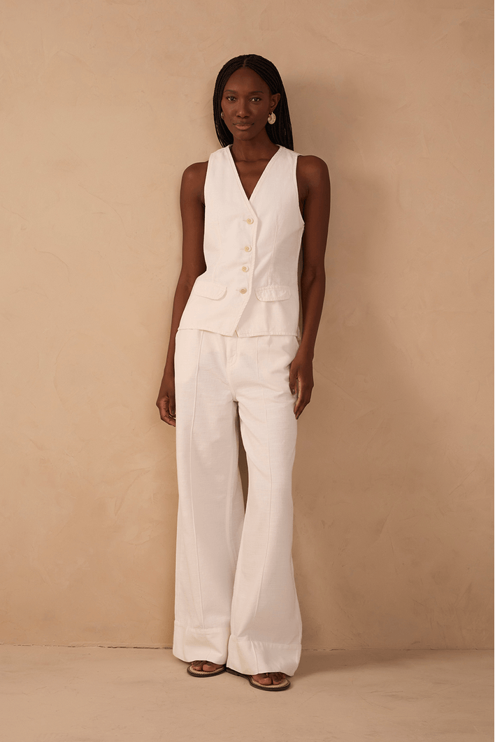 Calça Sarja Linho Alfaiataria