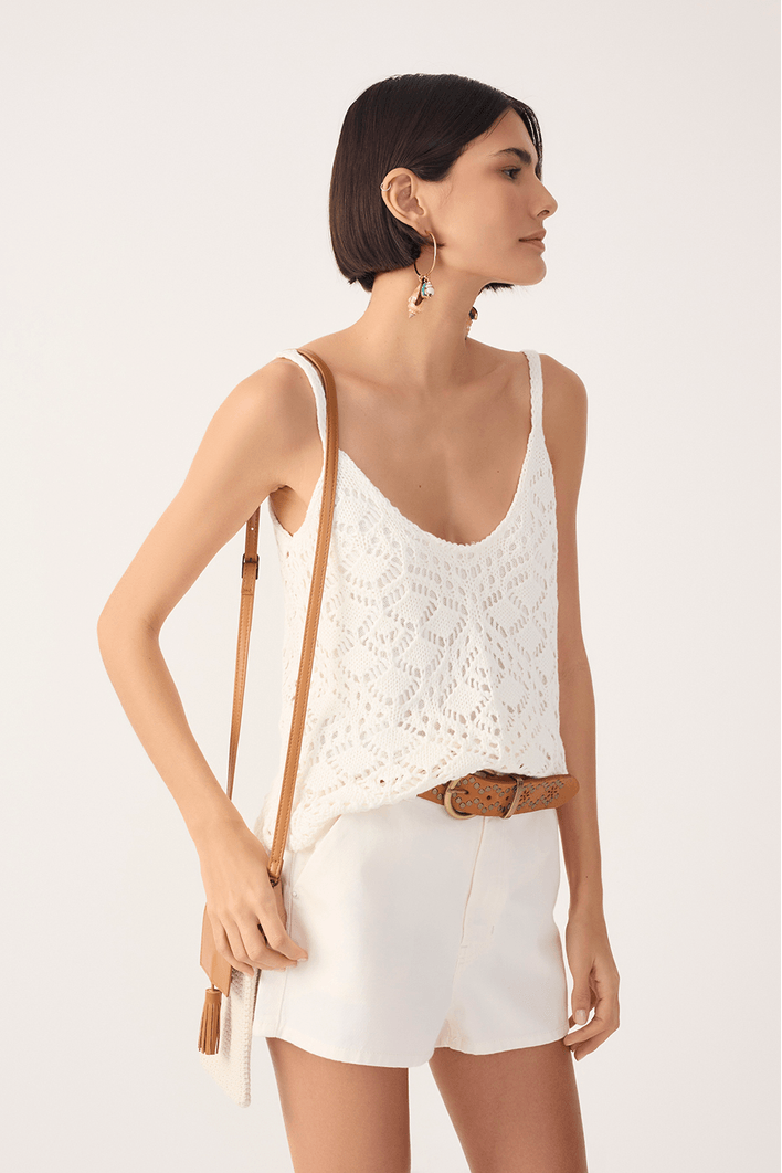 Blusa Tricot Detalhe Barra