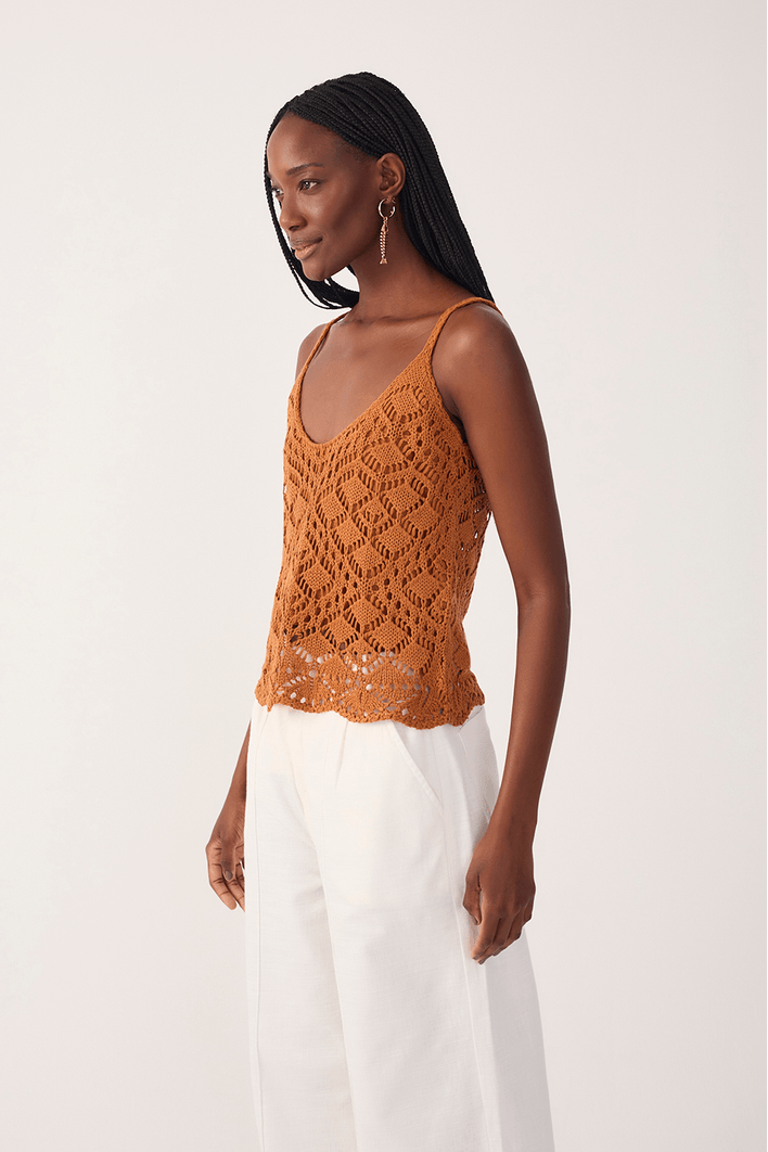 Blusa Tricot Detalhe Barra