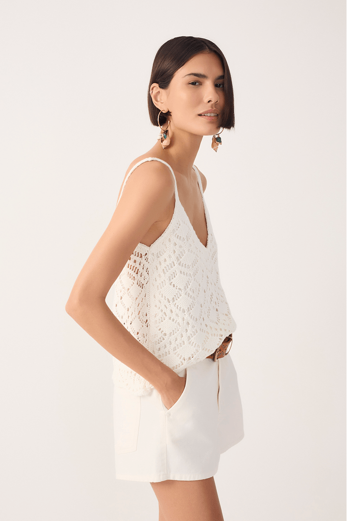Blusa Tricot Detalhe Barra