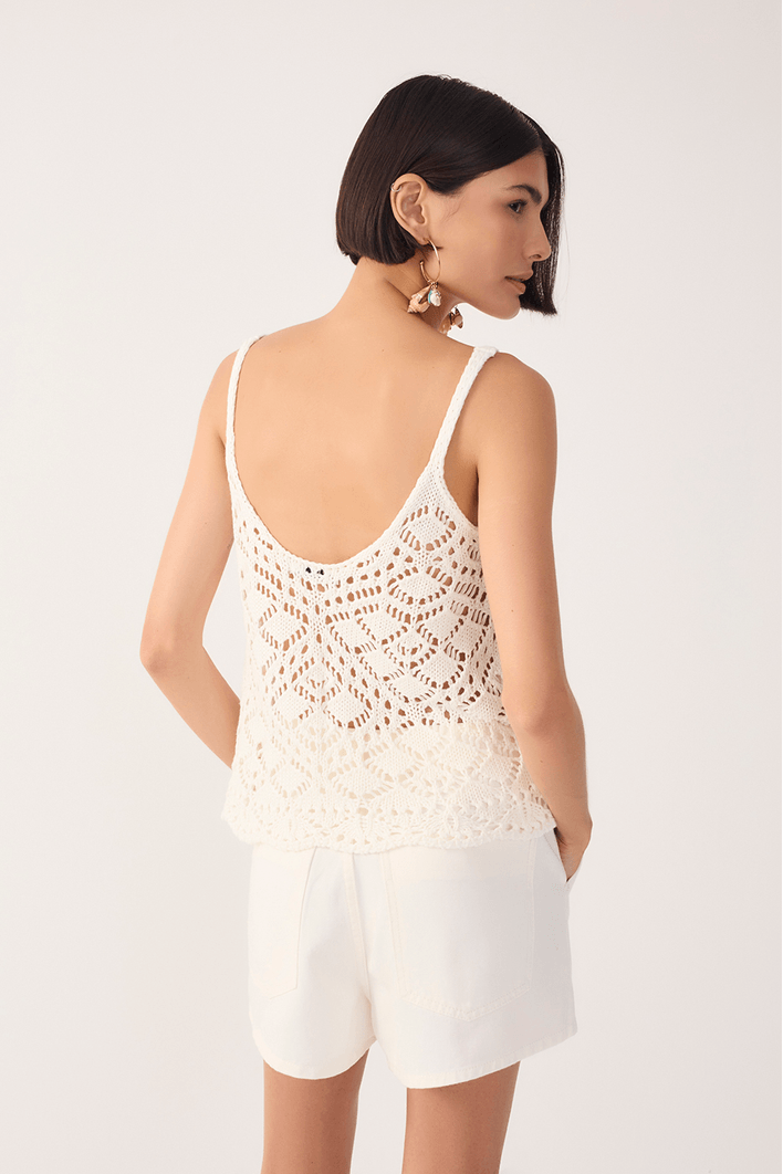 Blusa Tricot Detalhe Barra