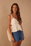 Blusa Linho Busto Tarrafa