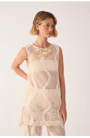 Blusa Malha Tricot C/ Top