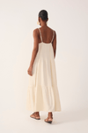 Vestido Cropped Linho Pala Bordada