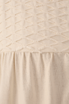 Vestido Cropped Linho Pala Bordada