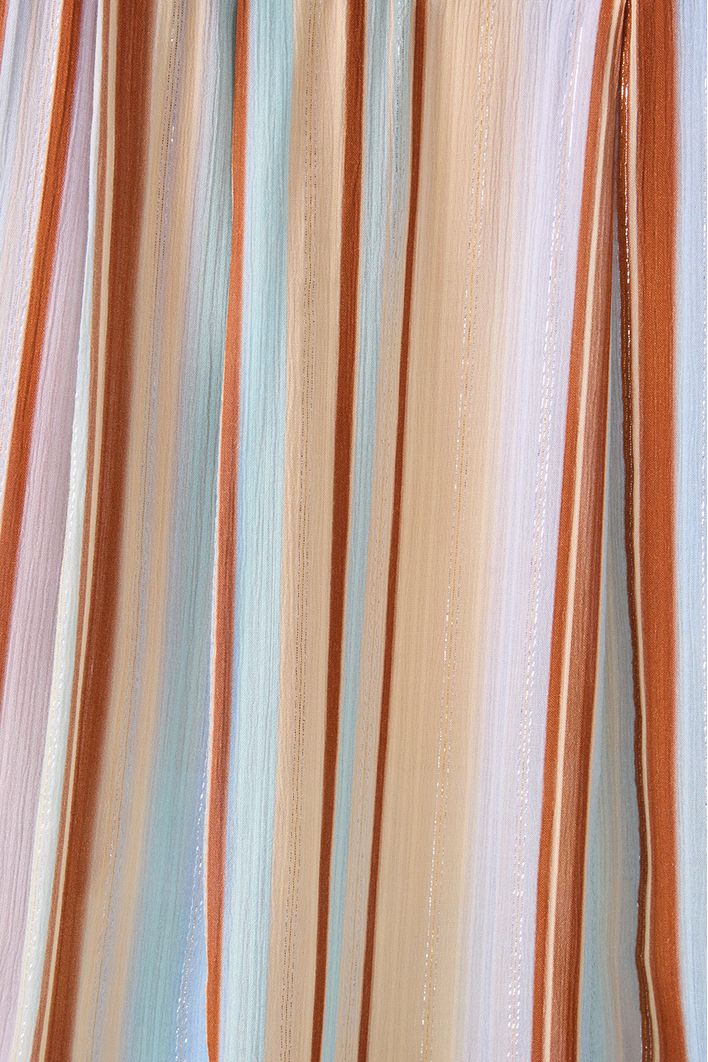 Bata Lurex Estampa Listra Céu