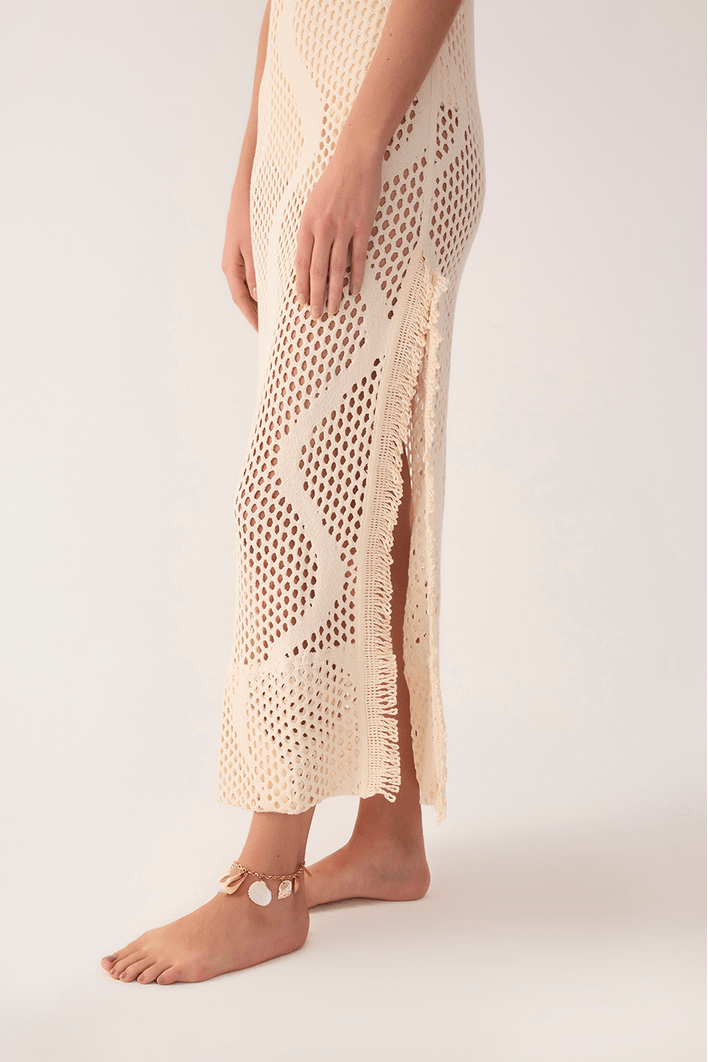 Vestido Malha Tricot Com Body