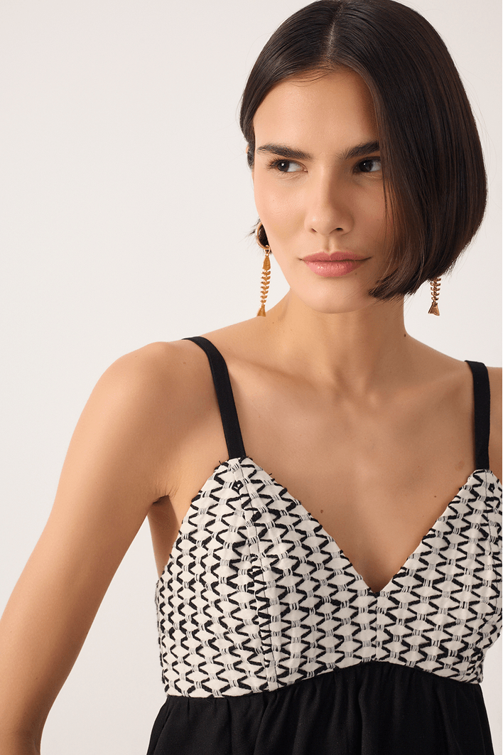 Blusa Linho Busto Tarrafa