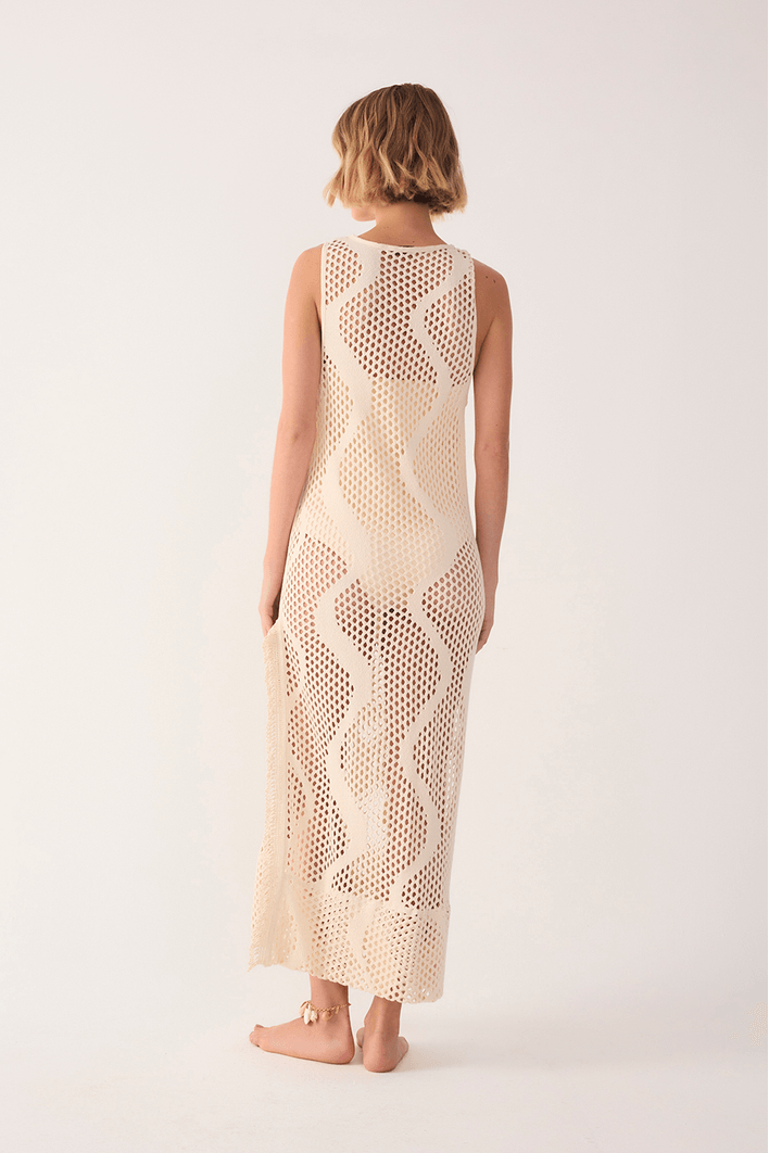 Vestido Malha Tricot Com Body