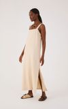 Vestido Cropped Linho Quadradinho