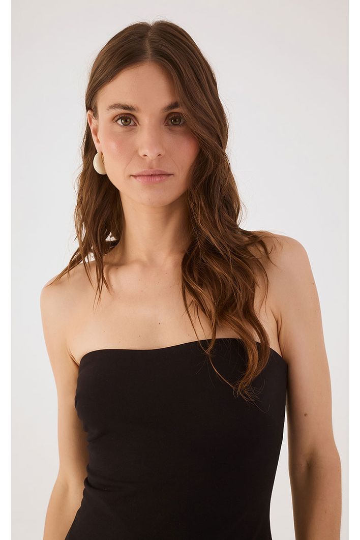 Vestido Curto Sem Alças