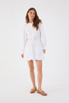 Vestido Curto Algodão Saia Balonê