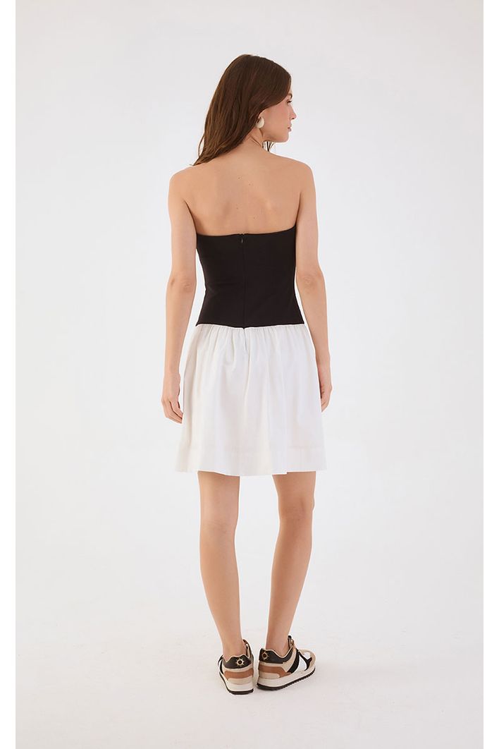 Vestido Curto Sem Alças
