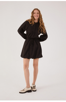 Vestido Curto Algodão Saia Balonê