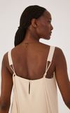 Vestido Cropped Linho Quadradinho