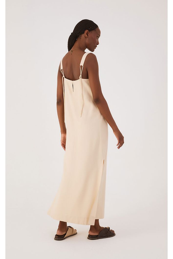 Vestido Cropped Linho Quadradinho