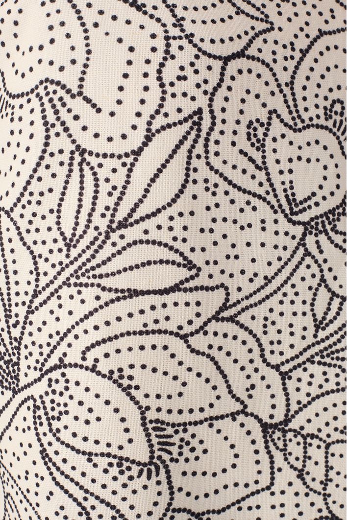 Blusa Linho Estampa Ponto A Ponto