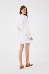 Vestido Curto Algodão Saia Balonê
