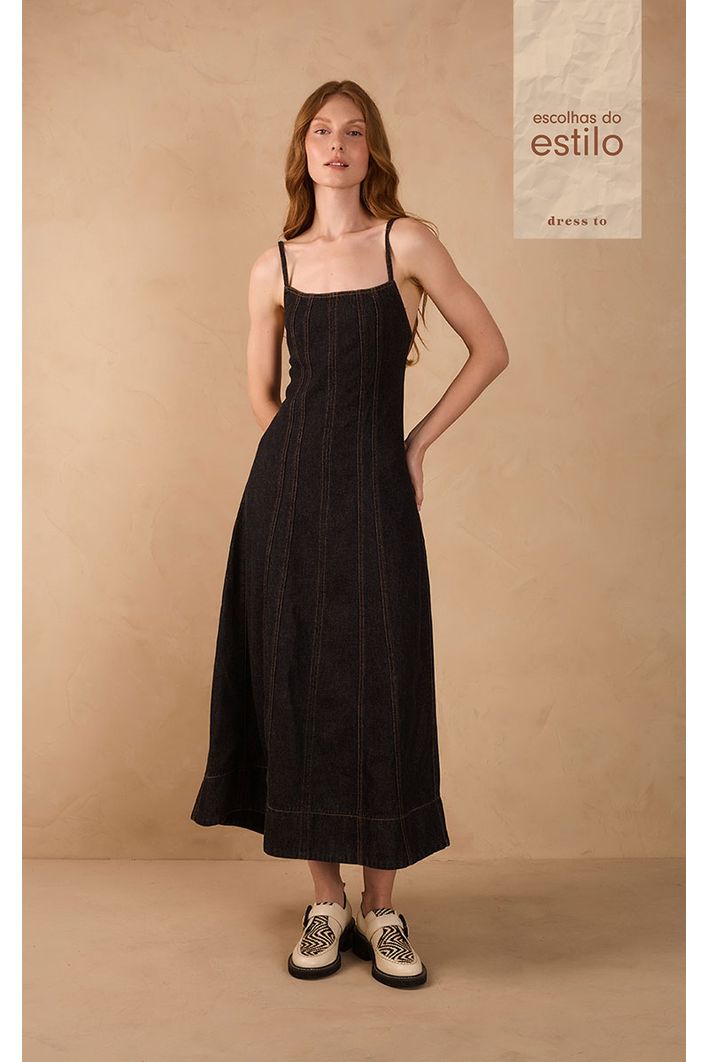 Vestido Jeans Black