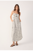 Vestido Cropped Estampa Ponto A Ponto