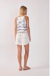 Short Linho Bordado Coqueiro