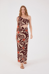 Vestido Cropped Tule Estampa Mormaço