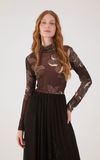 Blusa Segunda Pele Estampa Flora