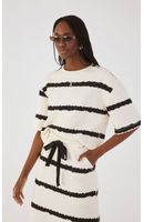 Cropped Moletom Estampa Beira Mar