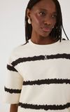 Cropped Moletom Estampa Beira Mar