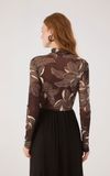 Blusa Segunda Pele Estampa Flora