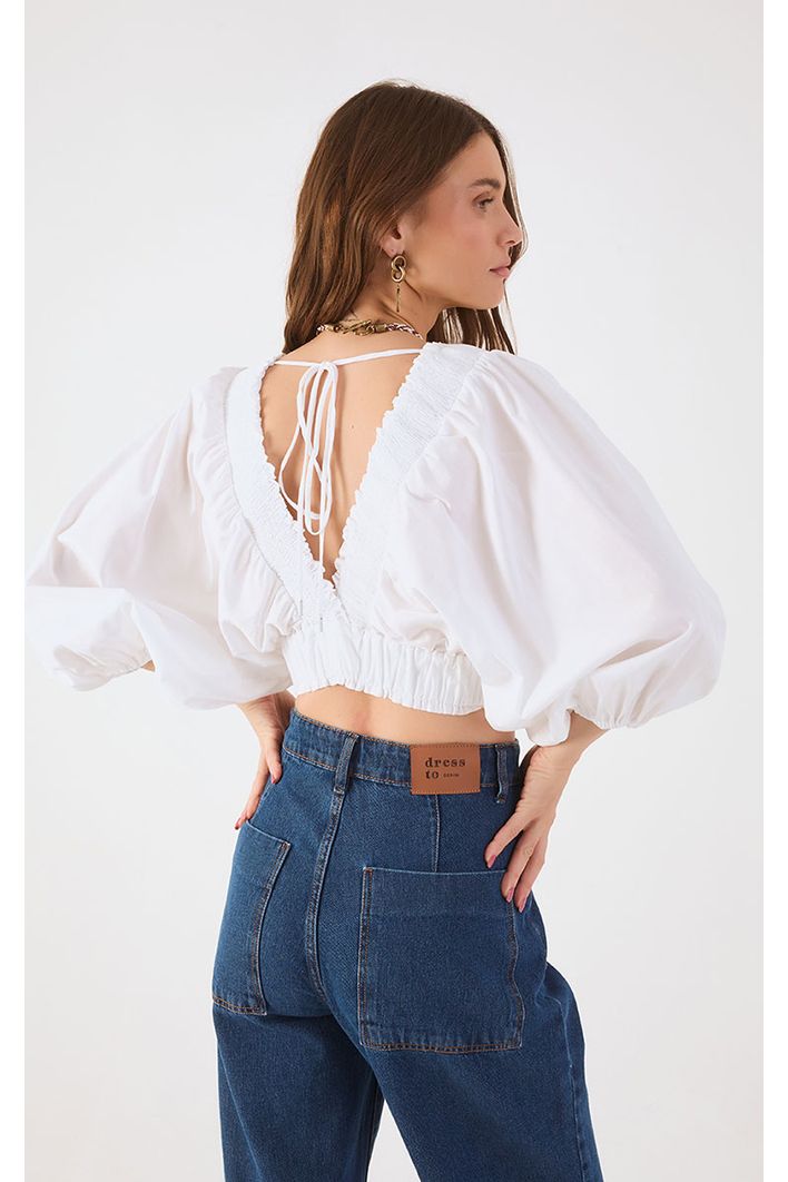 Blusa Algodão Pala Lastex