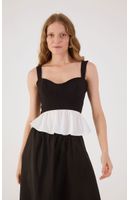 Blusa Busto Estruturado Peplum