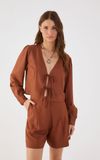 Blusa Amarrações Linho
