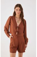 Blusa Amarrações Linho