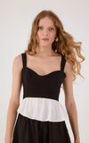 Blusa Busto Estruturado Peplum