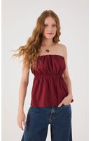 Blusa Algodão Sem Alça