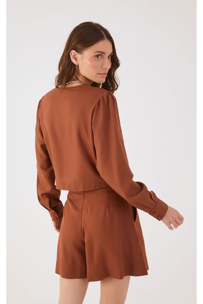 Blusa Amarrações Linho