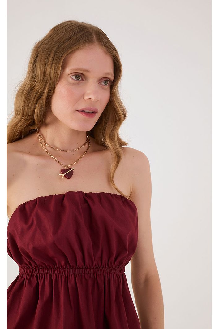 Blusa Algodão Sem Alça