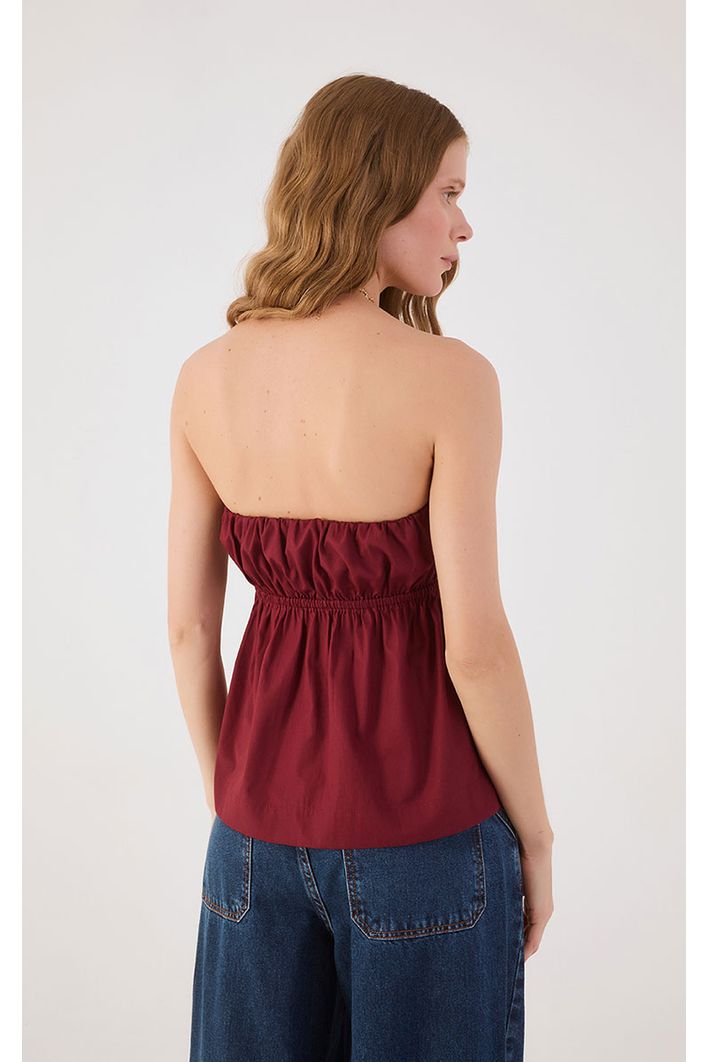 Blusa Algodão Sem Alça