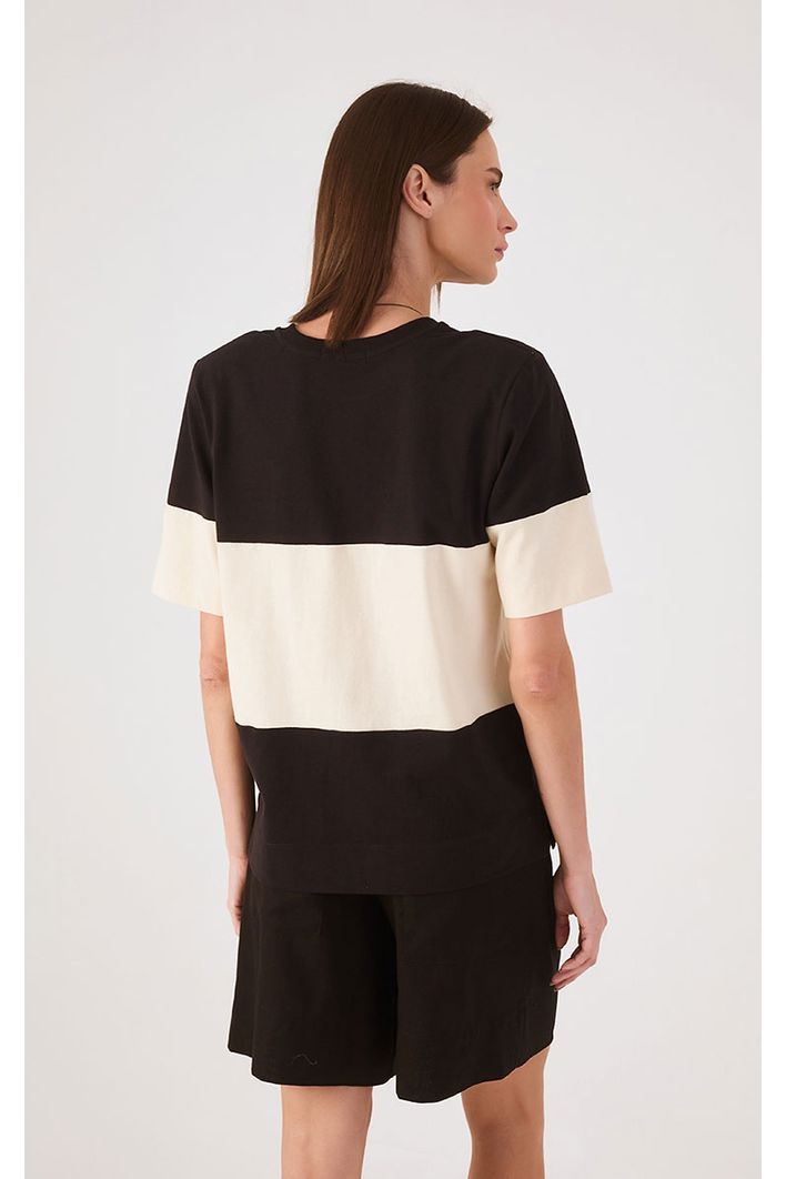 T-shirt Recorte Bicolor