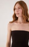 Blusa Strapless Alfaiataria