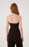 Blusa Strapless Alfaiataria