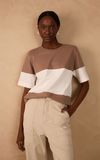 T-shirt Recorte Bicolor
