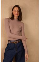 Blusa Básica Gola Alta